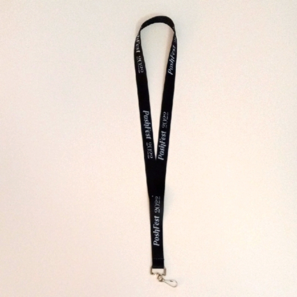 Poshmark PoshFest 2022 Black Lanyard